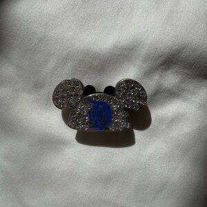 EUC Disneyland Diamond Celebration Event 60th Anniversary Jeweled Ear Hat Pin